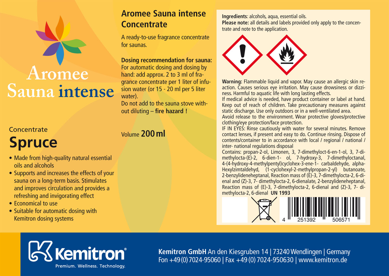 Aromee Sauna intense "Spruce"